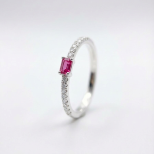 Anel Minimalista Rosa